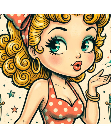 Sailor Pinup 01 – pin-up marynarski, tatuaż retro | Mamidu