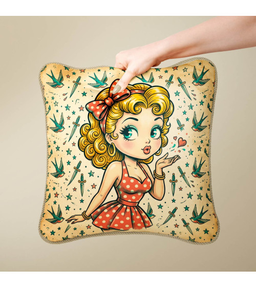 Sailor Pinup 01 – pin-up marynarski, tatuaż retro | Mamidu