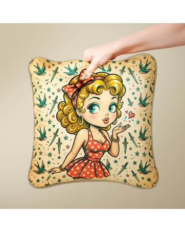 Sailor Pinup 01 – pin-up marynarski, tatuaż retro | Mamidu