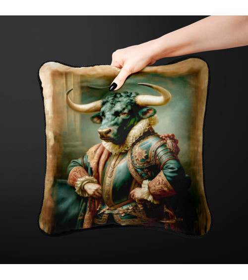 Baroque Bull 01 – Barockstier als Stoffpanel | Mamidu