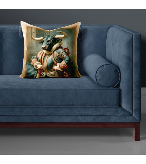 Baroque Bull 01 – Barockstier als Stoffpanel | Mamidu