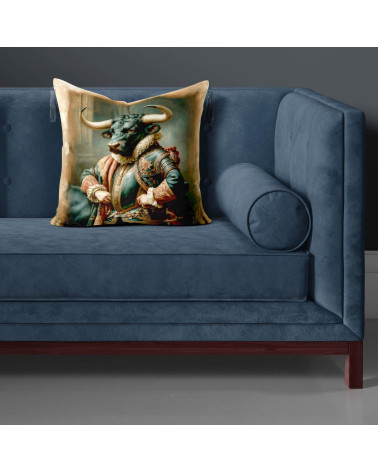 Baroque Bull 01 – Barockstier als Stoffpanel | Mamidu