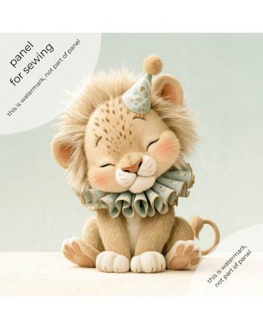Party Lion 01 – Babylöwe mit Partyhut | Mamidu