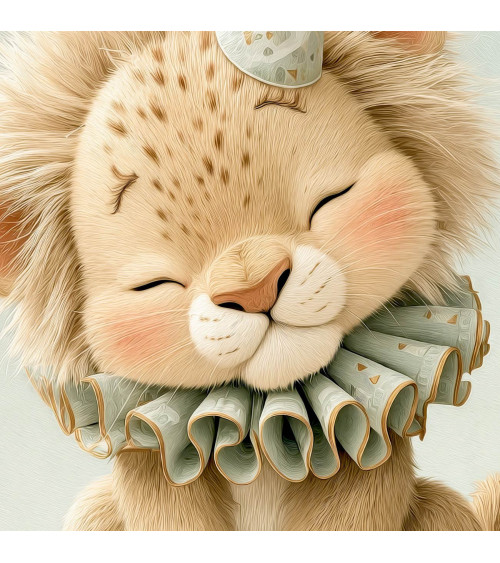 Party Lion 01 – Babylöwe mit Partyhut | Mamidu