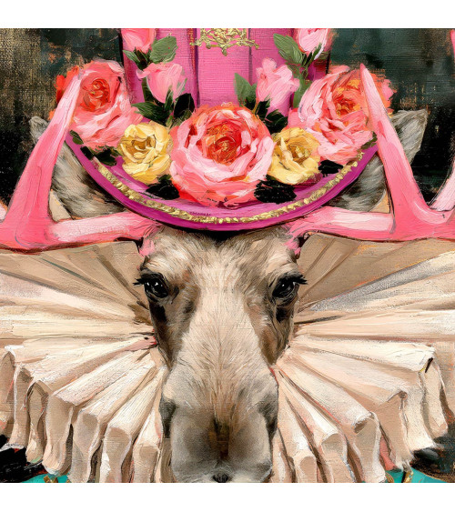 Pink Moose 01 – łoś w różowym kapeluszu | Mamidu