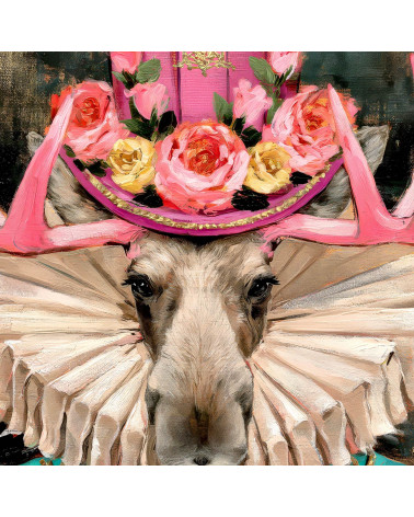 Pink Moose 01 – łoś w różowym kapeluszu | Mamidu
