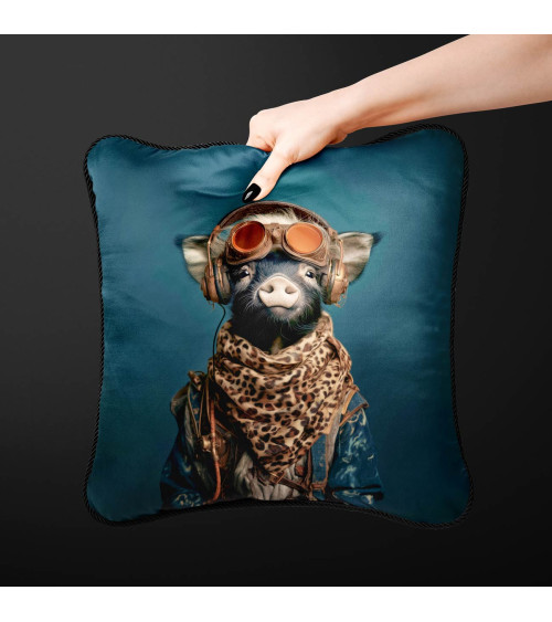 Aviator Calf 01 – Kalb als Pilot mit Brille | Mamidu