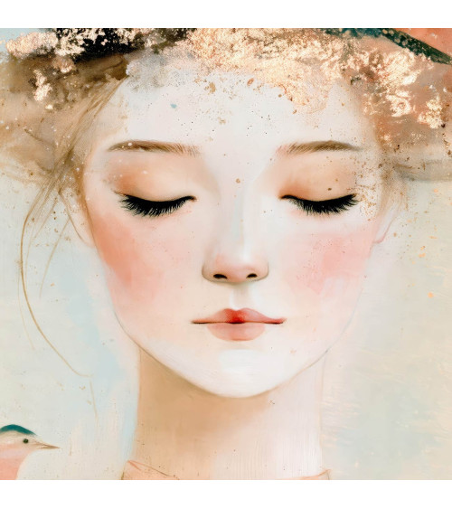 Hummingbird Muse 01 – hummingbird muse watercolour | Mamidu