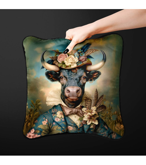 Floral Bull 01 – Stier mit Blumenhut | Mamidu