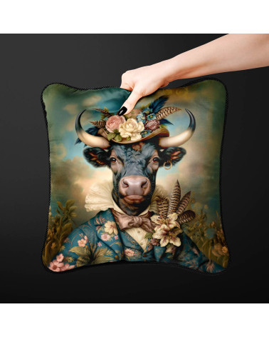 Floral Bull 01 – Stier mit Blumenhut | Mamidu