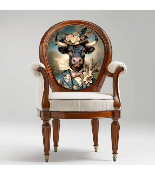 Floral Bull 01 – Stier mit Blumenhut | Mamidu