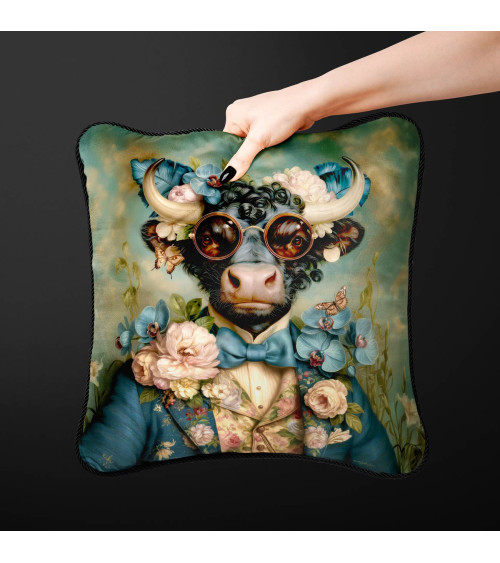 Floral Bull 02 – bull with roses and sunglasses | Mamidu