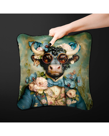 Floral Bull 02 – bull with roses and sunglasses | Mamidu