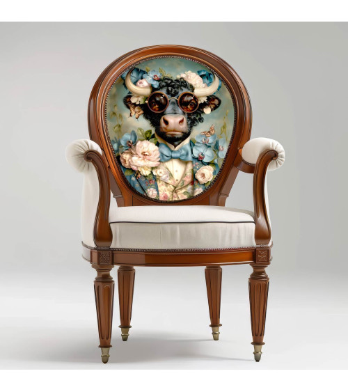Floral Bull 02 – bull with roses and sunglasses | Mamidu