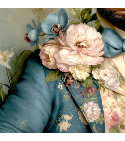Floral Bull 02 – bull with roses and sunglasses | Mamidu