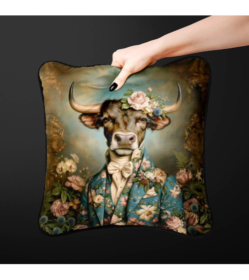 Floral Bull 03 – byk w kwiecistym garniturze | Mamidu