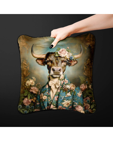 Floral Bull 03 – byk w kwiecistym garniturze | Mamidu