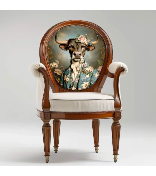 Floral Bull 03 – byk w kwiecistym garniturze | Mamidu