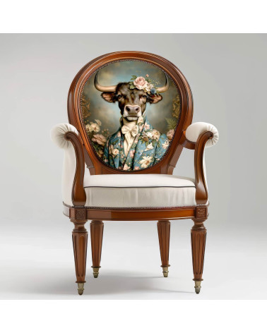 Floral Bull 03 – byk w kwiecistym garniturze | Mamidu