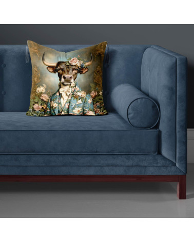 Floral Bull 03 – byk w kwiecistym garniturze | Mamidu