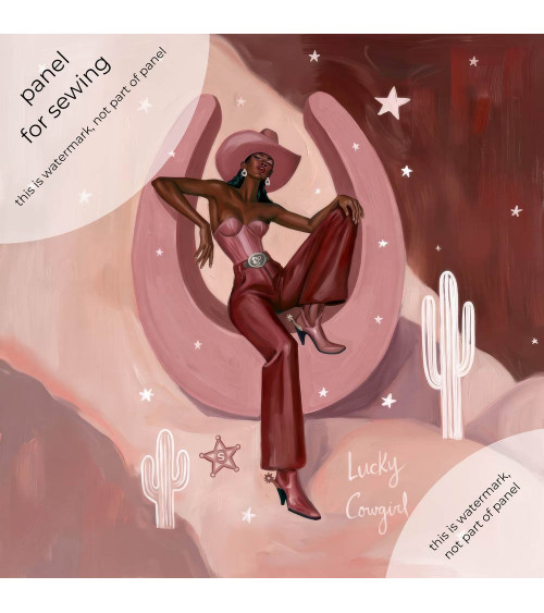 Lucky Cowgirl 01 – lucky cowgirl retro panel | Mamidu