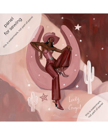 Lucky Cowgirl 01 – lucky cowgirl retro panel | Mamidu