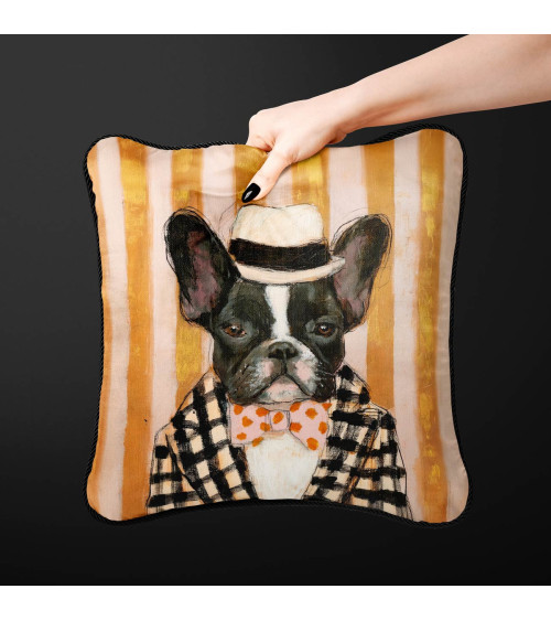 Dapper Frenchie 01 – dapper French bulldog panel | Mamidu