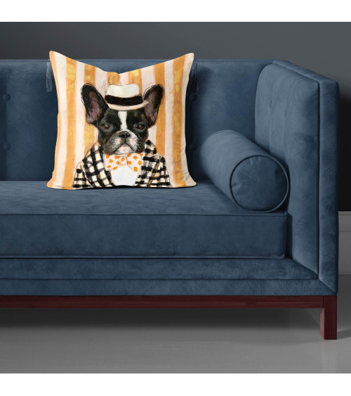 Dapper Frenchie 01 – dapper French bulldog panel | Mamidu
