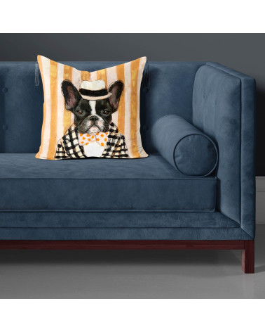 Dapper Frenchie 01 – dapper French bulldog panel | Mamidu
