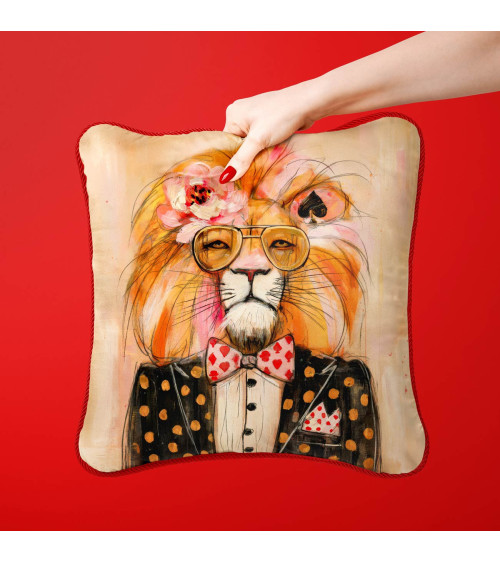 Casino Lion 01 – Casino-Löwe mit Goldbrille | Mamidu