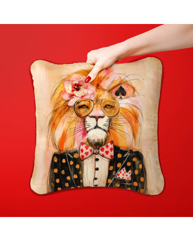 Casino Lion 01 – Casino-Löwe mit Goldbrille | Mamidu