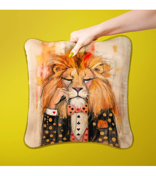 Casino Lion 03 – sleepy casino lion panel | Mamidu