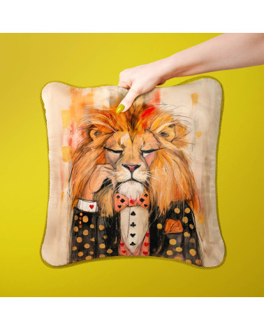 Casino Lion 03 – sleepy casino lion panel | Mamidu