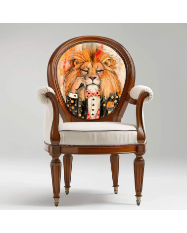 Casino Lion 03 – sleepy casino lion panel | Mamidu