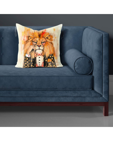 Casino Lion 03 – sleepy casino lion panel | Mamidu