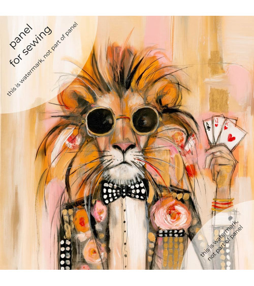 Casino Lion 04 – Löwe mit schwarzer Brille | Mamidu