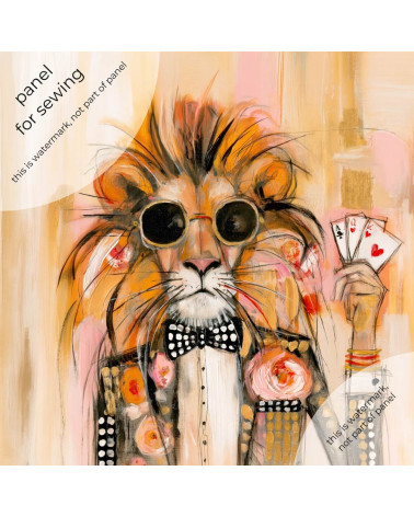 Casino Lion 04 – Löwe mit schwarzer Brille | Mamidu