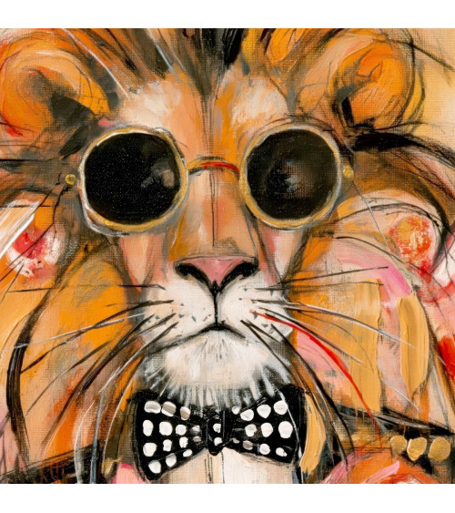 Casino Lion 04 – Löwe mit schwarzer Brille | Mamidu