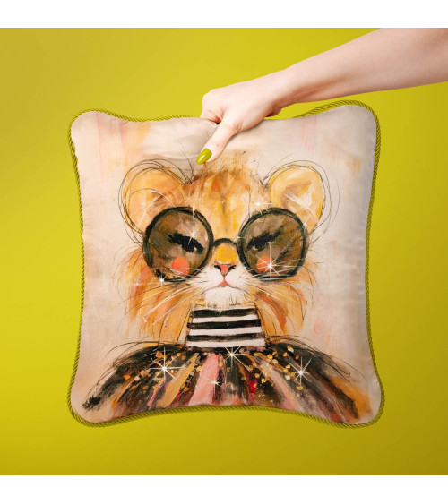 Disco Lioness 01 – Disco-Löwin mit Brille | Mamidu