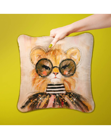 Disco Lioness 01 – Disco-Löwin mit Brille | Mamidu