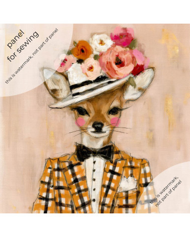 Dapper Fawn 02 – Rehkitz mit Rosenhut | Mamidu
