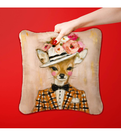 Dapper Fawn 02 – Rehkitz mit Rosenhut | Mamidu