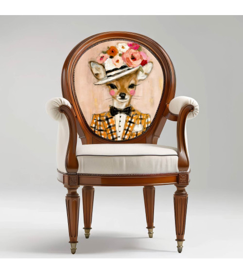 Dapper Fawn 02 – Rehkitz mit Rosenhut | Mamidu