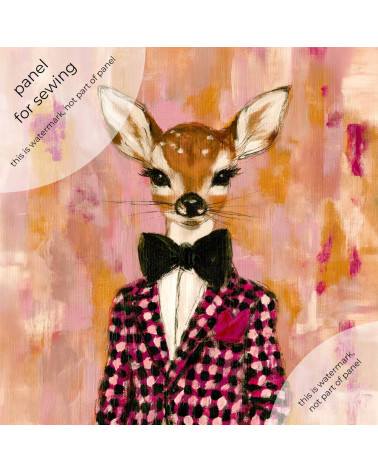 Dapper Fawn 03 – sarenka w pepitce z muszką | Mamidu