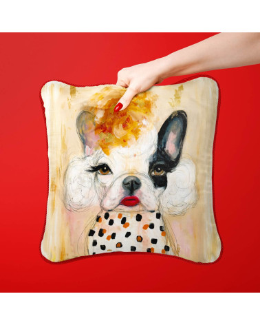Glam Frenchie 01 – buldog z fryzurą pudla | Mamidu