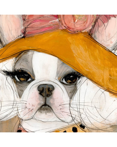 Glam Frenchie 03 – glam frenchie feathered hat | Mamidu