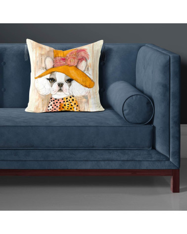 Glam Frenchie 03 – glam frenchie feathered hat | Mamidu