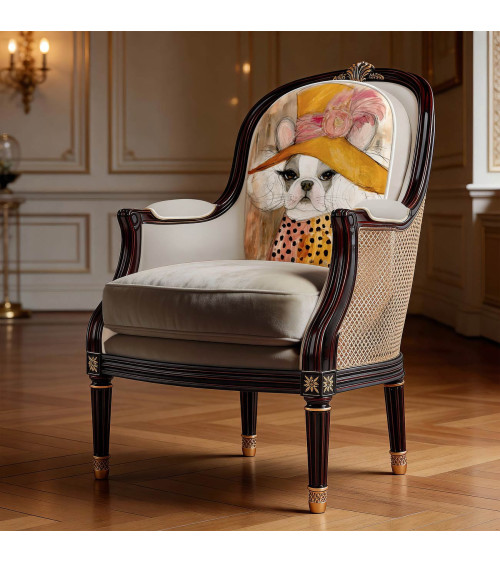Glam Frenchie 03 – glam frenchie feathered hat | Mamidu