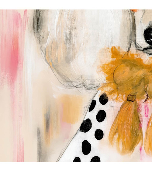 Glam Poodle 02 – glam poodle mustard stole | Mamidu