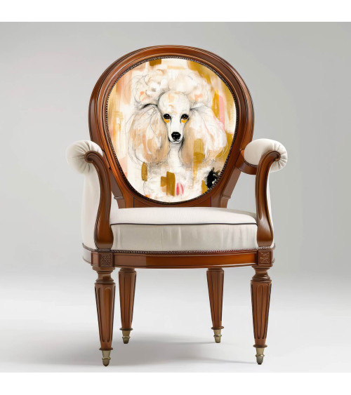 Glam Poodle 03 – Cremepudel mit Harlekin | Mamidu